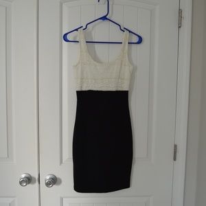 Black and white dress